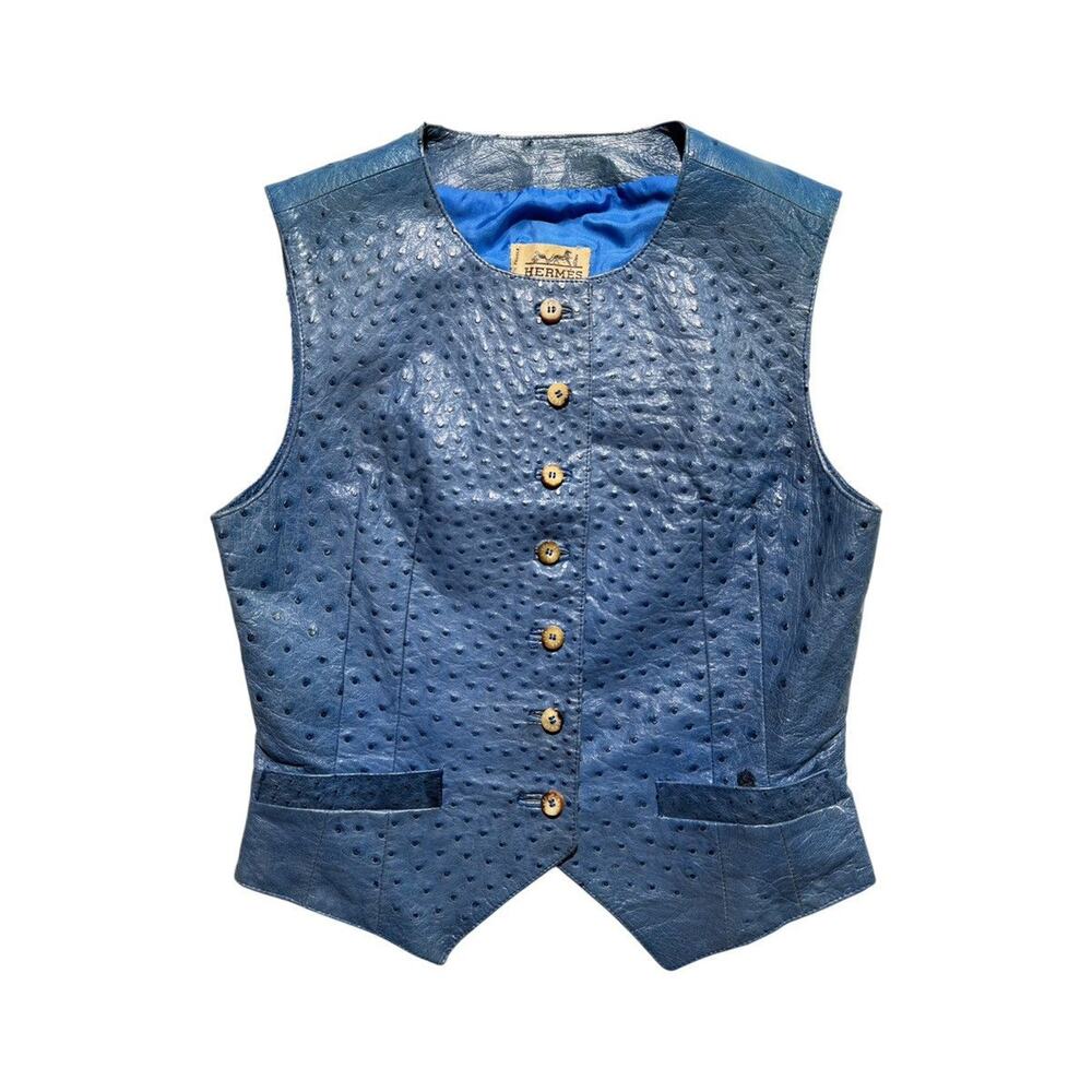 $15,000 Ostrich leather vest